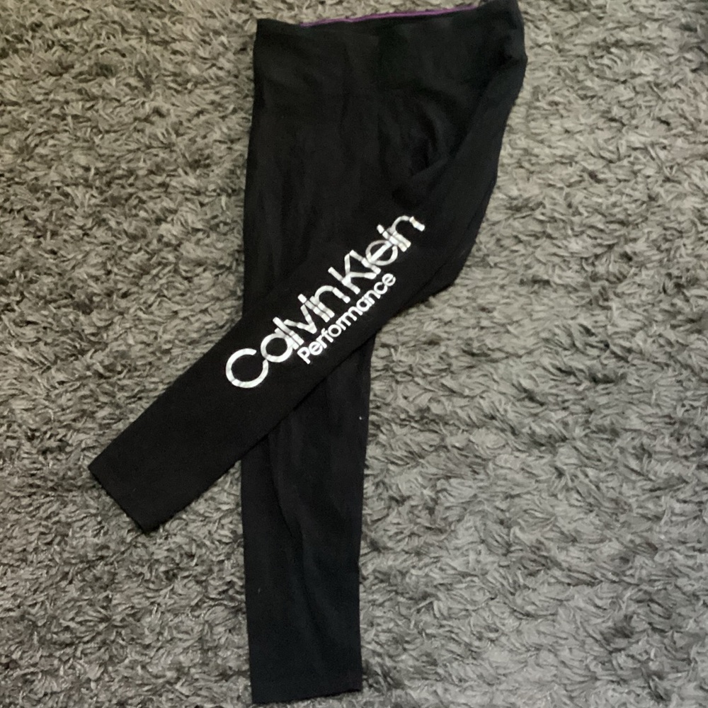 Calvin Klein Black Performance Leggings yoga pants